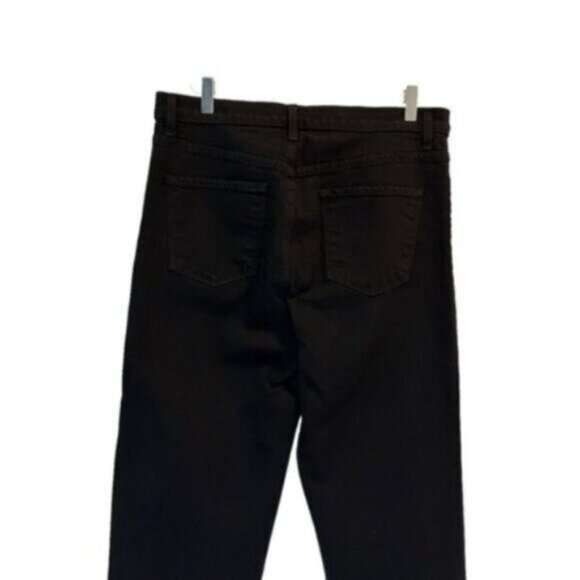J Brand | Black Jules Straight Leg High Rise Denim Jeans Size 32 - Picture 7 of 11